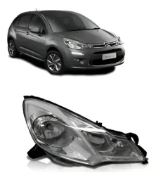 Farol Direito C3 2013 2014 a 2020 DS3 2012 a 2017