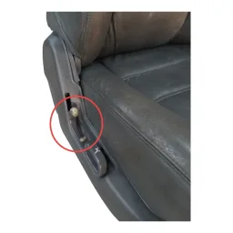BANCO PASSAGEIRO EM COURO PAJERO GLS-B 1992 A 2000 QUEBRADO