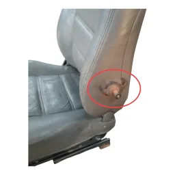 BANCO PASSAGEIRO EM COURO PAJERO GLS-B 1992 A 2000 QUEBRADO