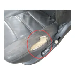 BANCO MOTORISTA EM COURO PAJERO GLS-B 1992 A 2000 RASGADO