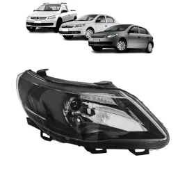 Farol Gol Voya Saveiro G5 2009 A 2012 Masc Negra Simples LD