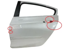 Porta Traseira Esquerda Cruze 2017 2018 a 2023 C/DETALHE