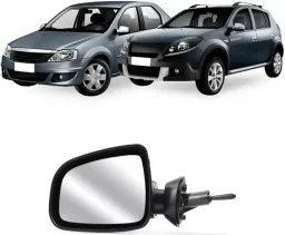 Retrovisor Esquerdo Sandero 2008 2009 2010 2011 2012 2013