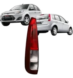 LANTERNA TRASEIRA ESQUERDA FORD FIESTA HATCH 2008 À 2014