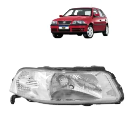 Farol Esquerdo Gol G3 1999 A 2005 Foco Simples Com Defletor