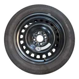 Roda Estepe Fino Pneu Continental 125 80 Aro 16 Origina Fiat