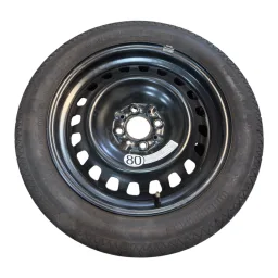 RODA ESTEPE FINO PNEU CONTINENTAL 125 80 ARO 16 ORIGINA FIAT