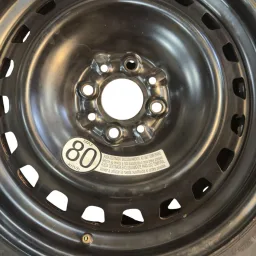 RODA ESTEPE FINO PNEU CONTINENTAL 125 80 ARO 16 ORIGINA FIAT
