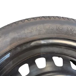 RODA ESTEPE FINO PNEU CONTINENTAL 125 80 ARO 16 ORIGINA FIAT