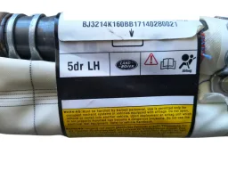 cortina esquerda airbag teto Land Rover Evoque 2015 2016