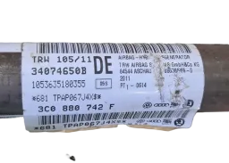 Cortina Direita Airbag Teto Volkswagen Passat 2010 2011