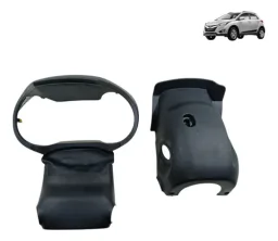 Kit Moldura Coluna Direcao Painel Hyundai Hb20 2014 2019