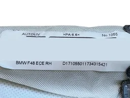 Cortina direita Airbag Teto BMW X1 2017 2018 2019 2020 2021 7352602 85735260211