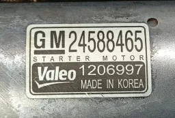 Motor Partida Arranque S10 Trailblazer 2.8 Ls 2017/2021 Dies 24588465