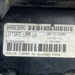 Lanterna Traseira Esquerda Dodge Journey 2009 a 2011 (mala)