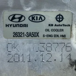 Resfriador Oleo Motor Kia Mohave 3.0 Diesel 2013 A 2018