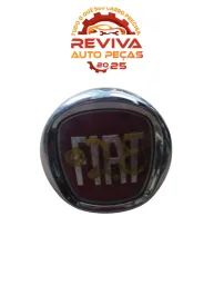 Emblema Grade Dianteira Fiat Uno Fire 2001 65mm A 2004