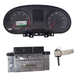 Kit Code Módulo Injeção Vw Voyage 1.0 3c 2022/23 5U0920845