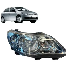 Farol Gol G5 2008/2012 Direito Foco Duplo Cromo Onix