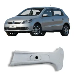 Acabamento coluna central esquerdo VW Gol 2009 2012 original