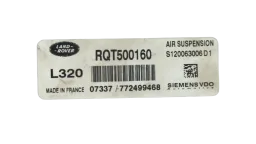 MÓDULO SUSPENSÃO A AR RANGE ROVER SPORT 06 A 09 RQT500160