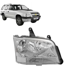 Farol S10 Blazer Pisca Cristal 2001/2011 Direito