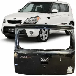 Tampa Traseira C/ Furo Soul 2009 2010 a 2014 Preto DETALHE