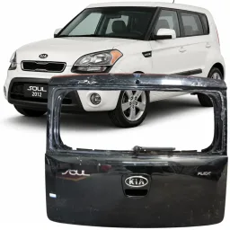 Tampa Traseira S/ Furo Soul 2009 2010 a 2014 Preto DETALHE
