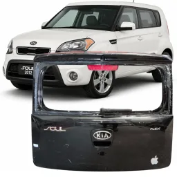Tampa Traseira C/ Furo Soul 2009 2010 2011 a 2013 2014 Preto