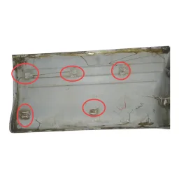 APLIQUE PORTA TRAS DIR PAJERO GLS-B 92 A 00 MB646986 DETALHE