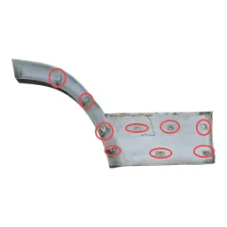 APLIQUE PORTA TRAS DIR PAJERO GLS-B 92 A 00 MB646985 DETALHE
