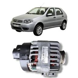 Alternador Palio Uno Doblo Mobi Fire/Evo 1.0 1.4 2009/ 75A