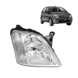 Farol Chevrolet Meriva 2003 A 2012 Cromado Direit Passageiro