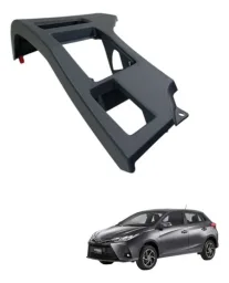 Acabamento Painel Esquerdo Preto Toyota Yaris 2018 2023