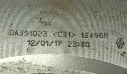 Volante Motor Frontier 2.3 2017 a 2020 Autom 190cv Diesel 123112496R