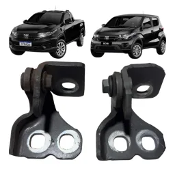 Par Dobradiça Porta Dianteira Dir Original Fiat Mobi Strada