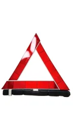 Triangulo Segurança Auto Carro Universal Base Pesada