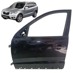 Porta Dianteira Esquerda Hyundai Santa Fe 2007 2010 Com Furo