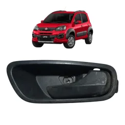 Maçaneta Interna Direita Original Fiat Uno 2017 a 2021