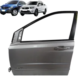 Porta Dianteira Esquerda Ssangyong Actyon Kyron 2008 à 2018