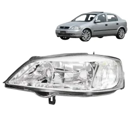 Farol Chevrolet Astra 1998 1999 2000 2001 2002 Cromado LE