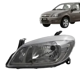 Farol Prisma / Celta 2007 A 2012 Máscara Dark Chrom LE
