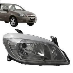 Farol Prisma / Celta 2007 A 2012 Máscara Dark Chrom LD