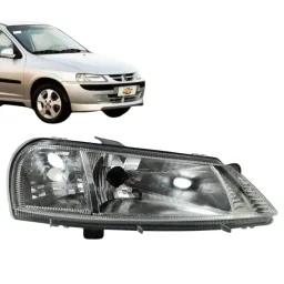 Farol Celta 2000 2001 2002 A 2006 Mascara Cromada Direito