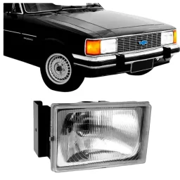 Farol D20 Opala 80 A 92 Foco Simples Lado Direito