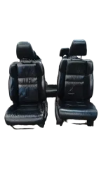 JOGO DE BANCO DIANTEIRO CRV 2012 13 14 15 2016 COURO PRETO