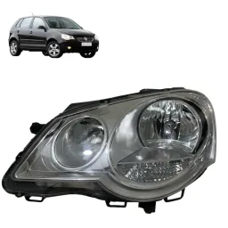Farol LE\ VOLKSWAGEN Polo 2007 a 2014 Cromado\ ORIGINAL