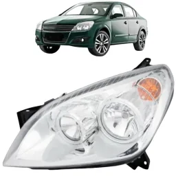 Farol Vectra 2009 A 2012 Manual Cromado Lado Esquerdo