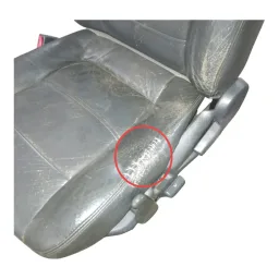 BANCO MOTORISTA COURO PAJERO SPORT 2001 A 2011 DETALHE