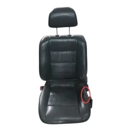 BANCO MOTORISTA COURO PAJERO SPORT 2001 A 2011 DETALHE